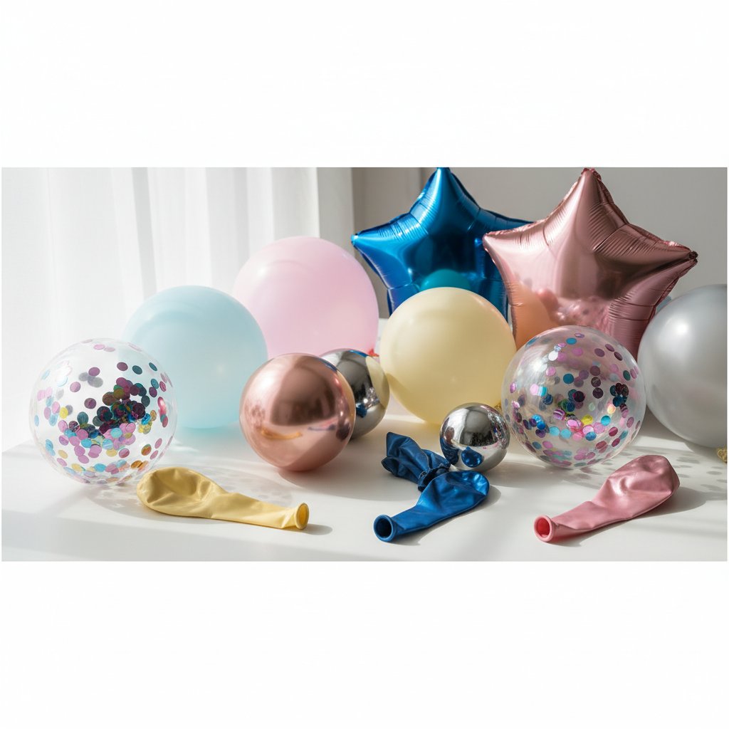 Colour schemes for party balloons